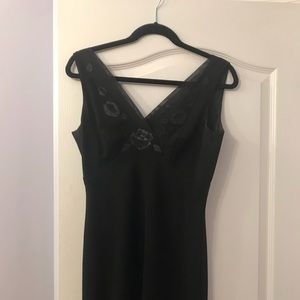Ann Taylor  Black embroidered at the top dress